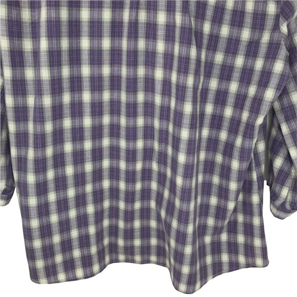 Carhartt for Women Plaid Tartan Blouse Button Up Shirt Top - Picture 12 of 12